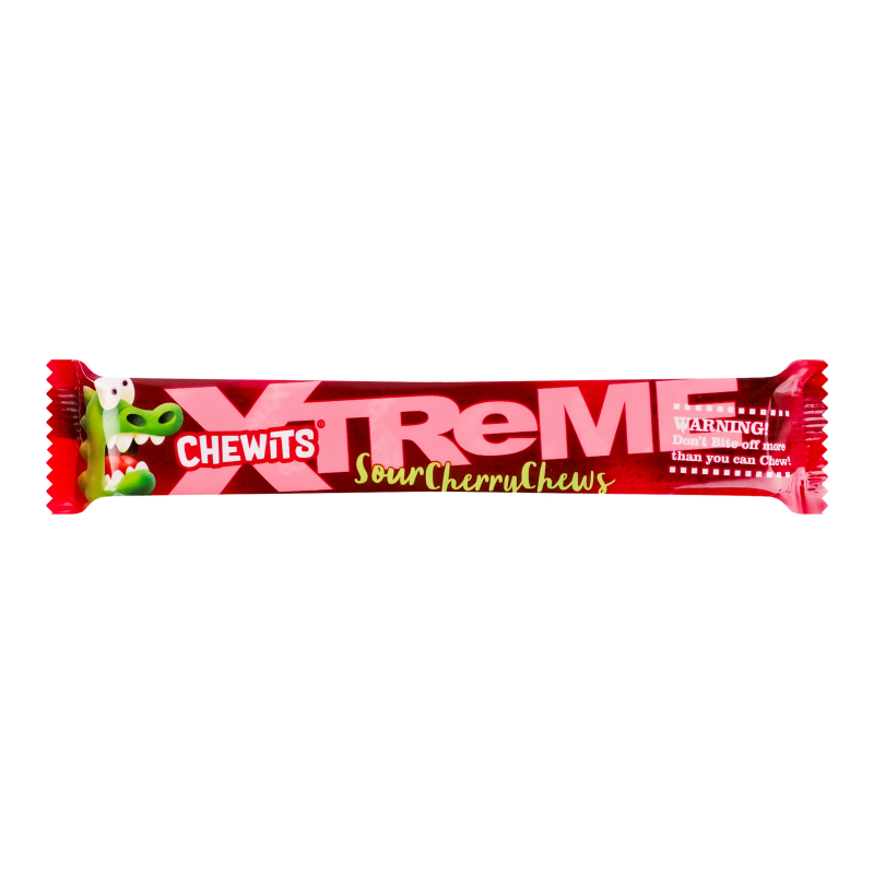 Конфеты жевательные Sour Cherry Chews Xtreme Chewits м/у 34г