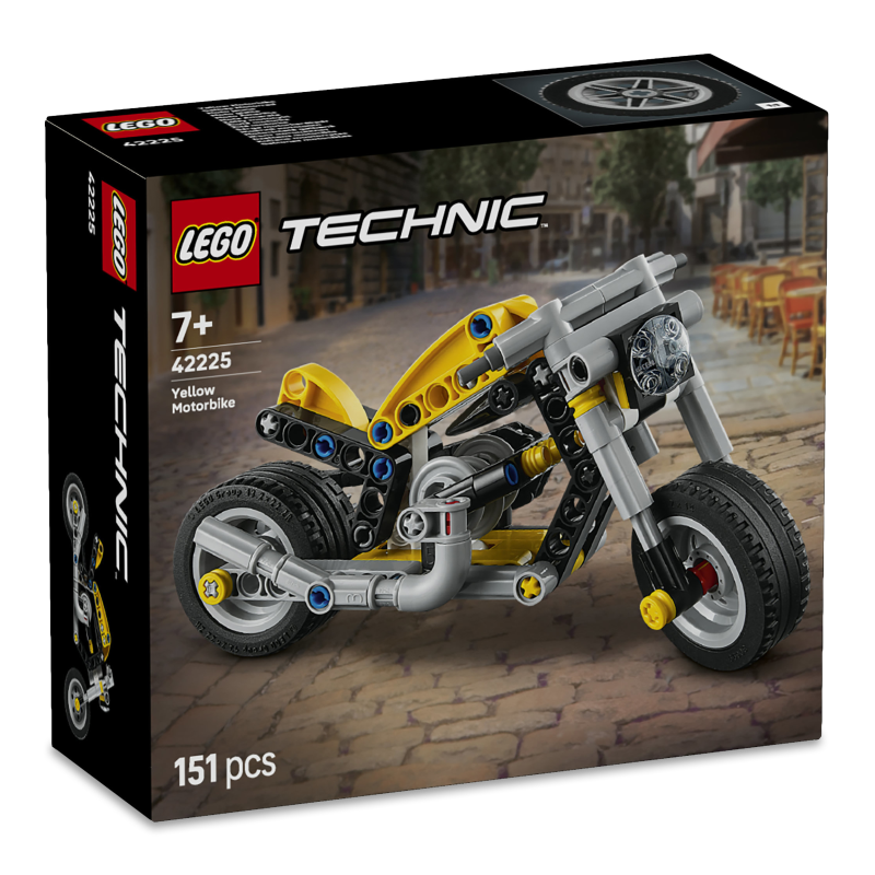 Конструктор Technic Мотоцикл жовтий Lego