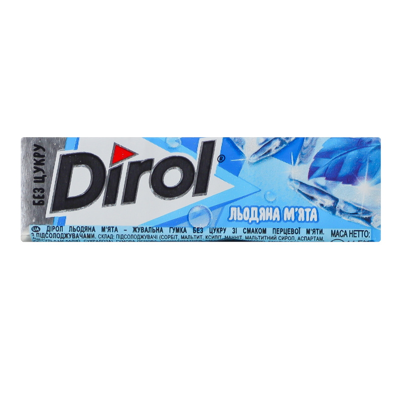 Резинка жевательная без сахара Ледяная мята Dirol м/у 14г Dirol ...