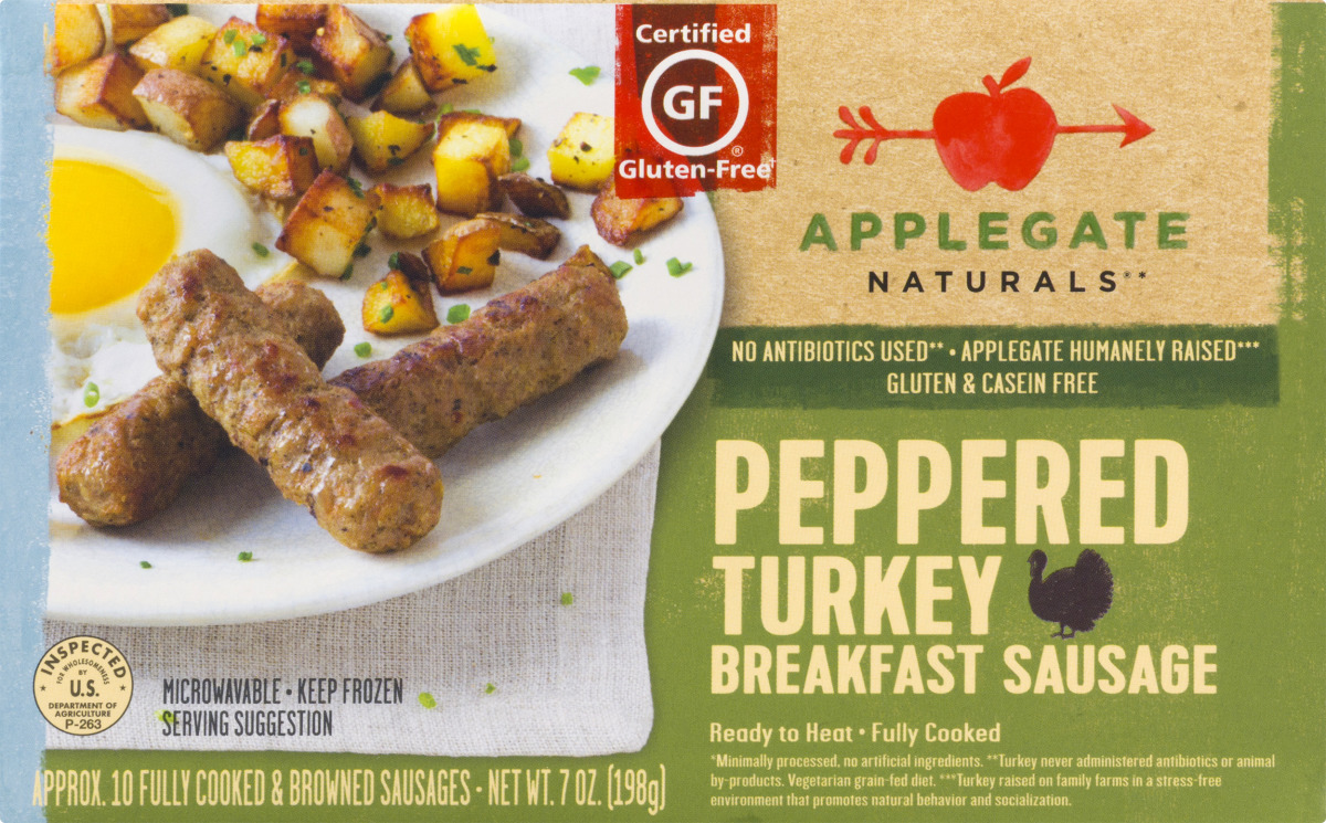 Applegate Naturals Peppered Turkey Breakfast Sausage Applegate Naturals(25317694001) customers