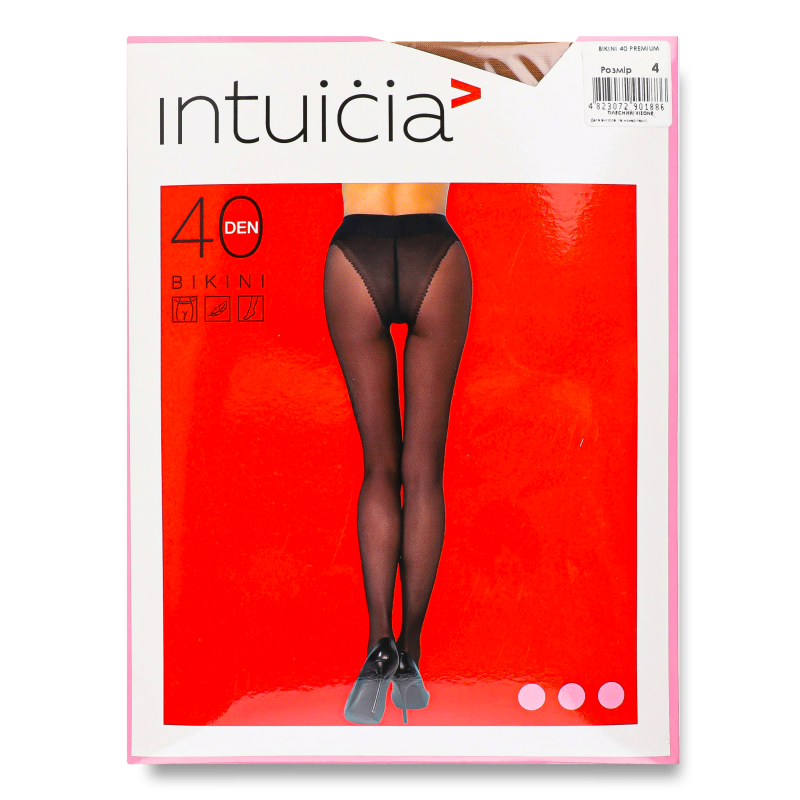 Колготи жіночі Бікіні Преміум візон 40ден р.4 Інтуіція