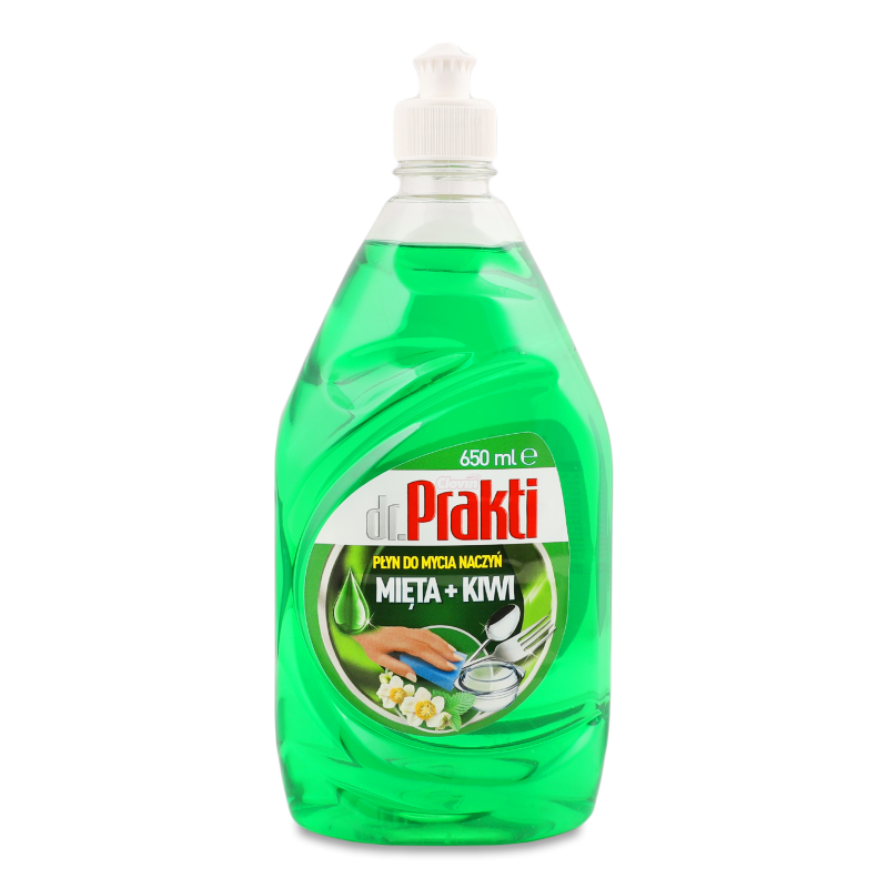Рідина д/миття посуду М’ята+Ківі 650мл Dr. Prakti