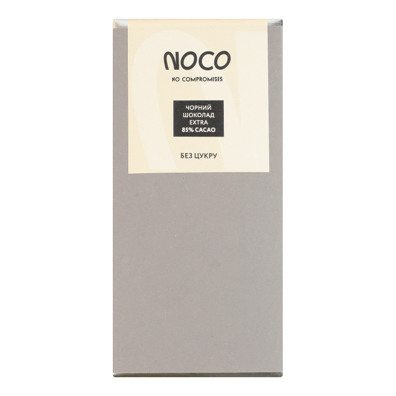 Шоколад 85% чорний без цукру Extra NOCO к/у