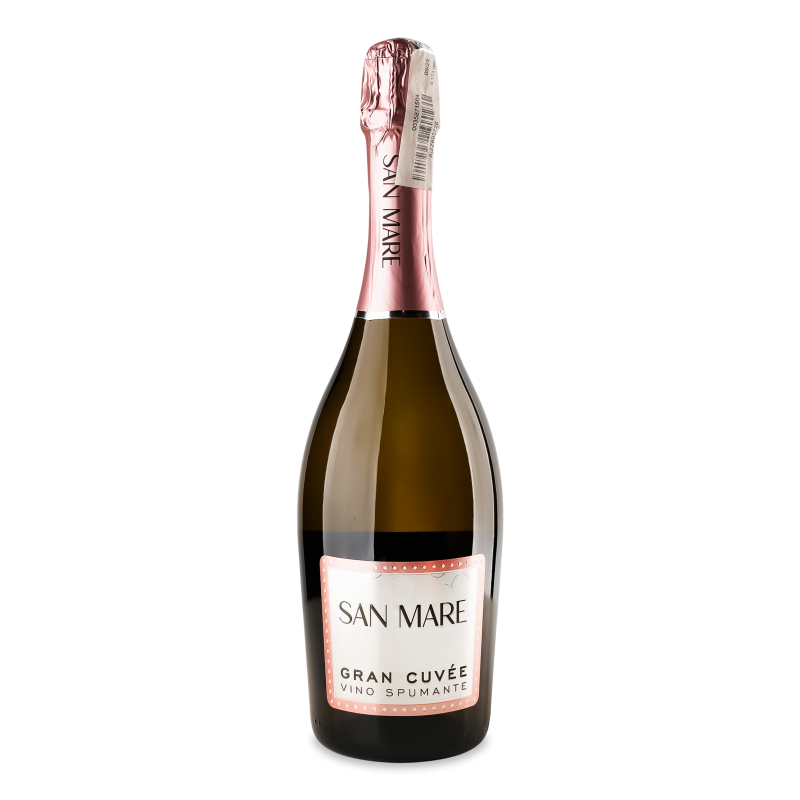 Вино ігристе Gran Cuvee Spumante біле екстра сухе 11% 0,75л San Mare