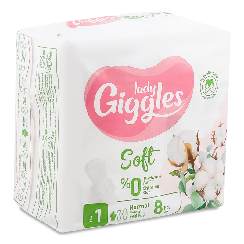 Прокладки гігієнічні Ultra Normal Soft 8шт Giggles Lady