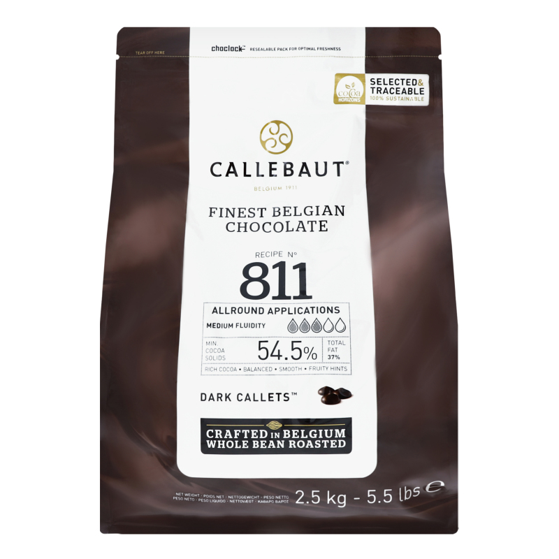Шоколад 54.5% темний Callebaut м/у