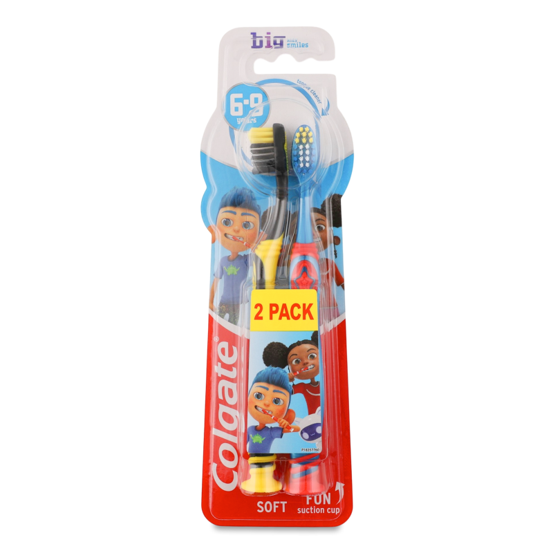 Щітка зубна дитяча Soft 6-9років 2шт Colgate