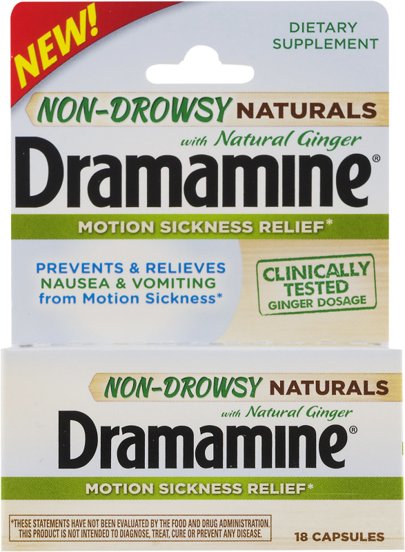 Dramamine Motion Sickness Relief NonDrowsy Naturals With Natural