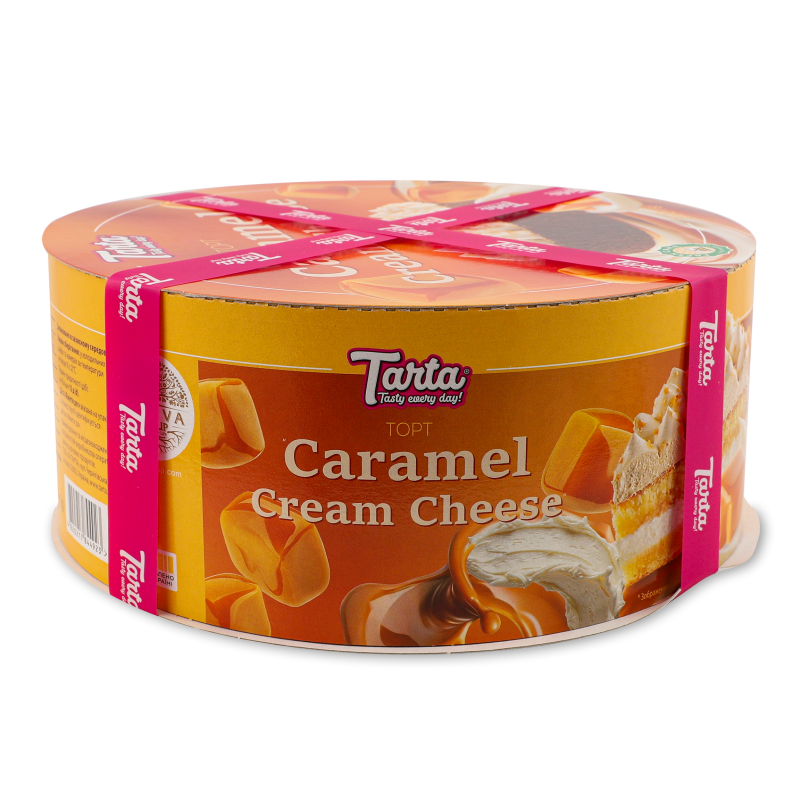 Торт бісквітний Caramel Cream Cheese 450г Tarta