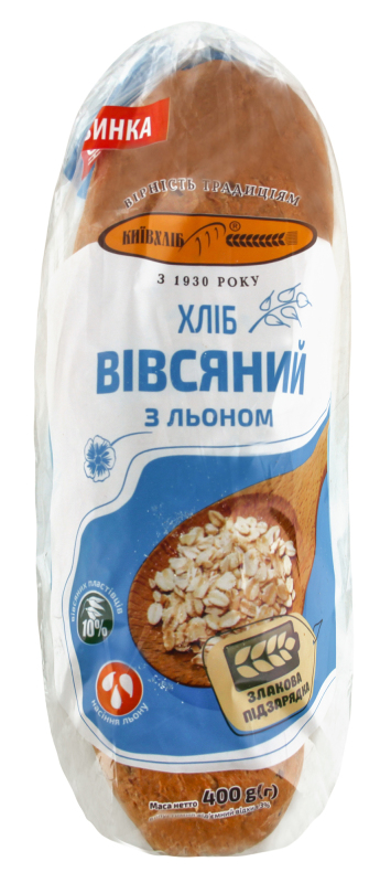 Хліб Вівсяний з льоном Київхліб м/у