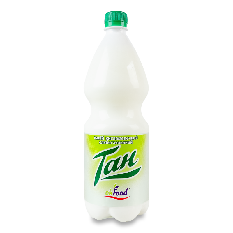 Напій кисломолочний Тан слабогазований нежирний 1л пет Екфуд