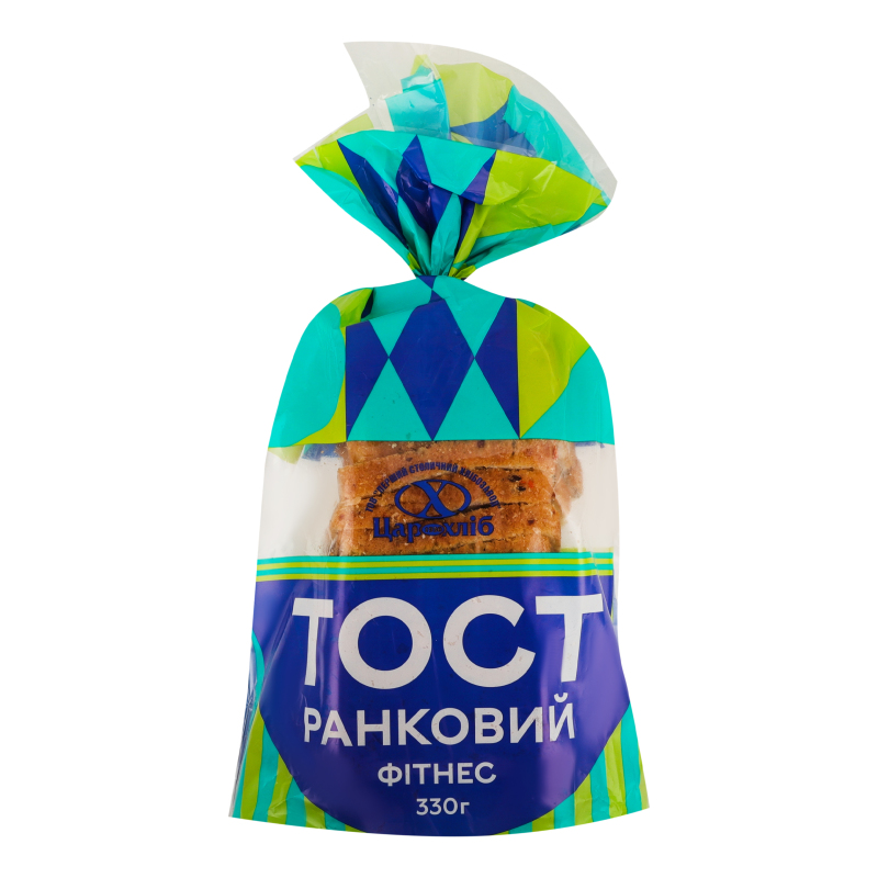 Хліб нарізаний Тост ранковий фітнес Цар хліб м/у