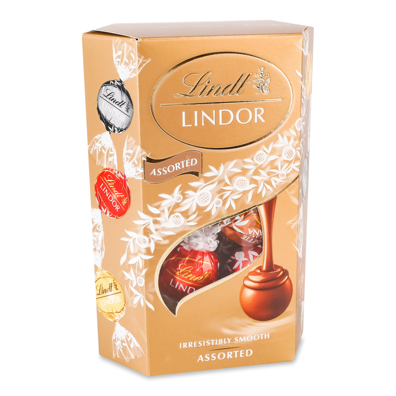 Цукерки Ліндор Асорті 200г Ліндт