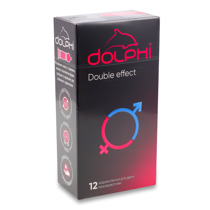 Презервативи Дабл Ефект 12шт Долфі