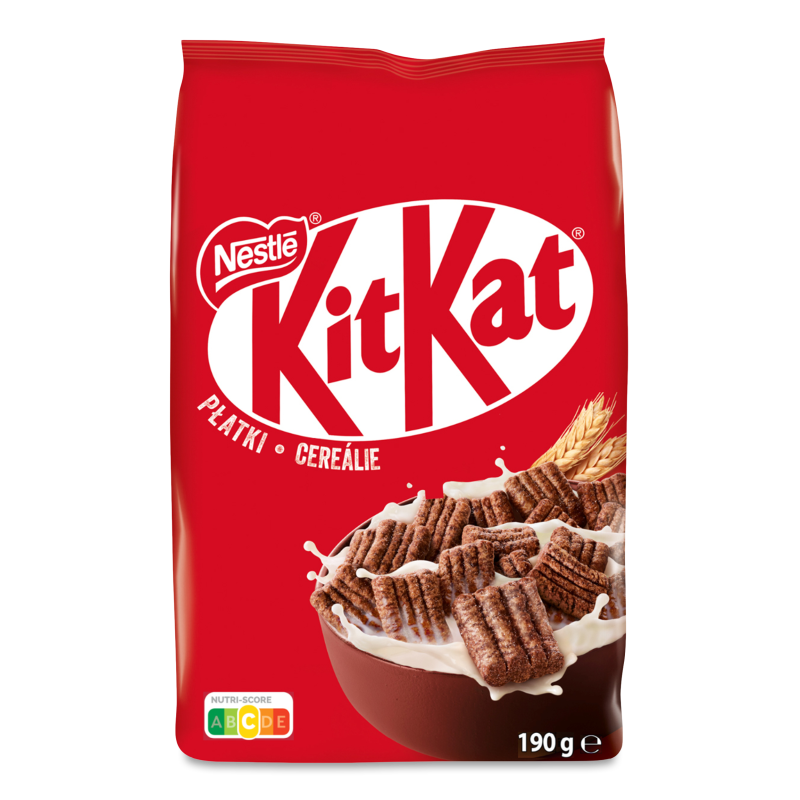 Сніданок сухий Kit Kat в глазурі з молочним шоколадом 190г Nestle