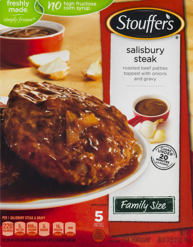 Stouffer's Salisbury Steak Family Size Stouffer's(13800554789 ...