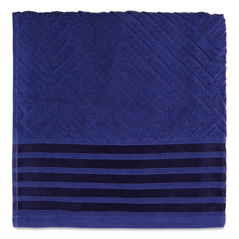 Рушник темно-синій махровий 70*140см 500г/м2 GM Textile
