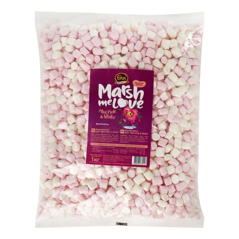 Маршмеллоу Mini Pink&White Київ БКК м/у 1кг Київ БКК(4820205874147 ...