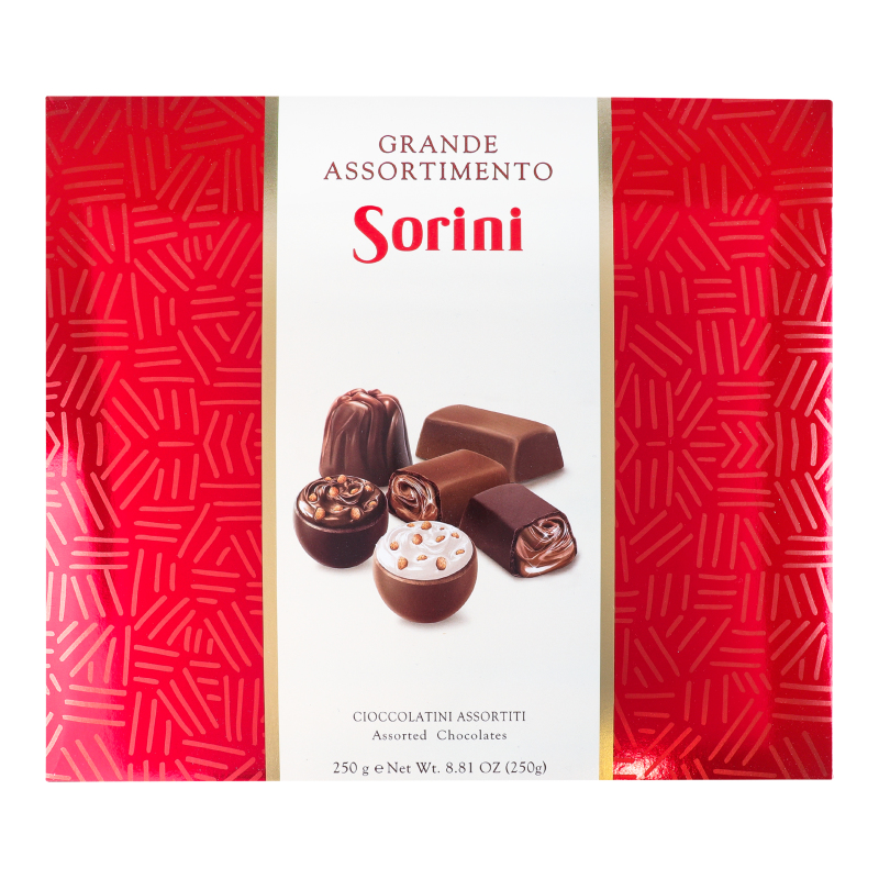 Цукерки шоколадні Асорті Sorini к/у