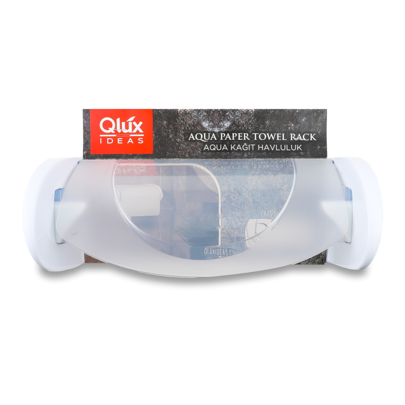 Тримач д/паперових рушників Аква пластик горизонтальний 30,5см артL-00378 Кьюлакс