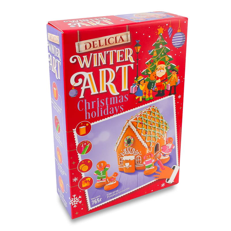 Печиво цукрове Різдвяні канікули 765г Delicia