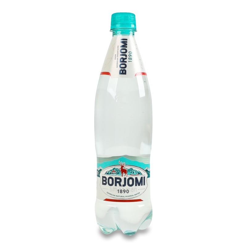 Вода мінеральна сильногазована 500мл пет Borjomi