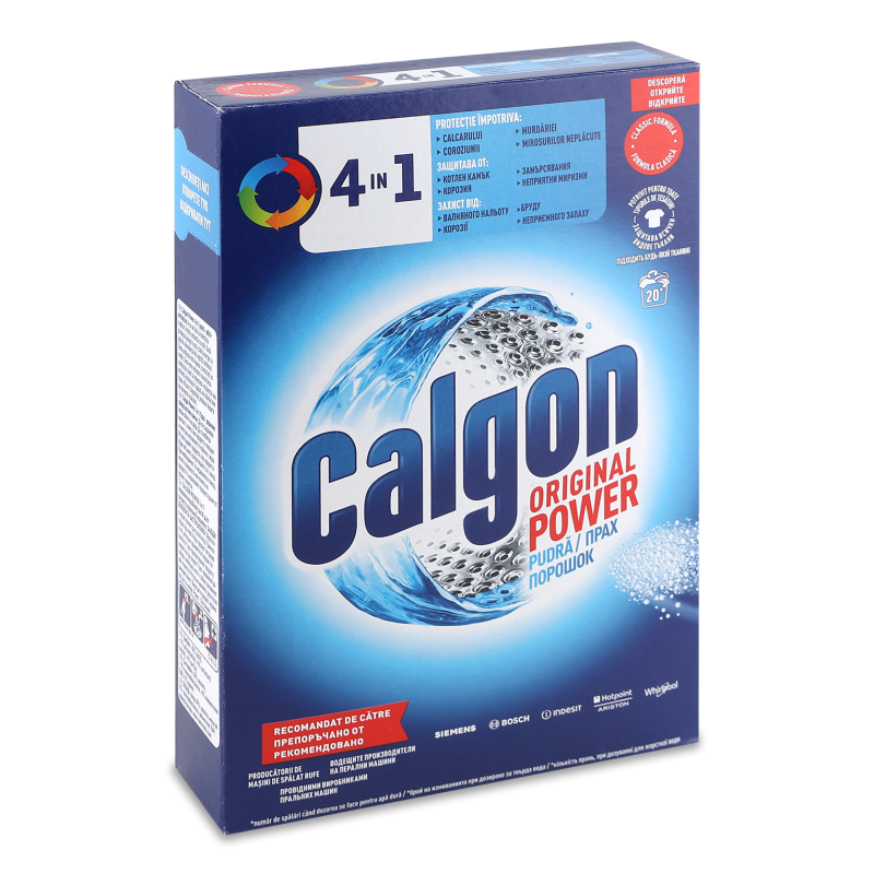 Засіб д/пом’якшення води та запобігання утворенню накипу 1кг Calgon