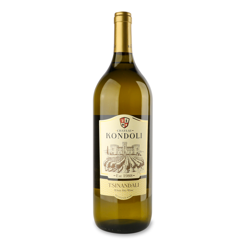Вино Tsinandali біле сухе 11-13% 1,5л Chateau Kondoli
