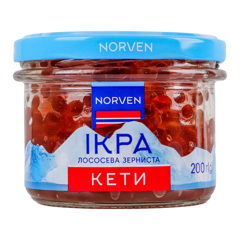 Икра кеты зернистая Norven с/б 200г Norven(4820185106382): купить