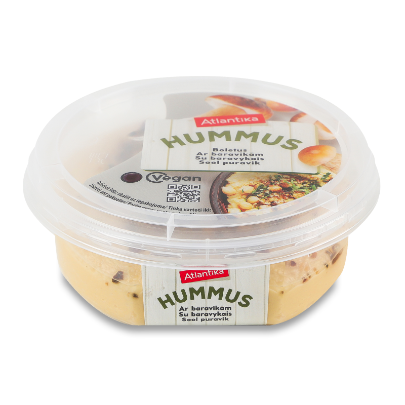 Хумус з білими грибами 200г Atlantika