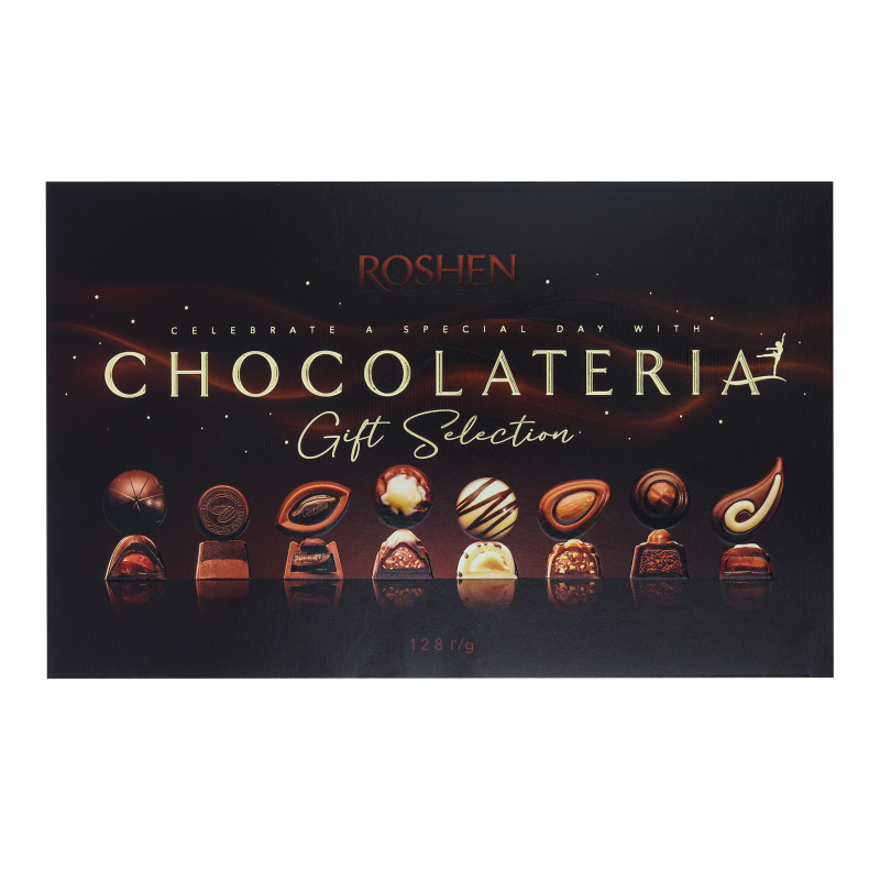 Набір цукерок шоколадних та пралінових Chocolateria Roshen к/у