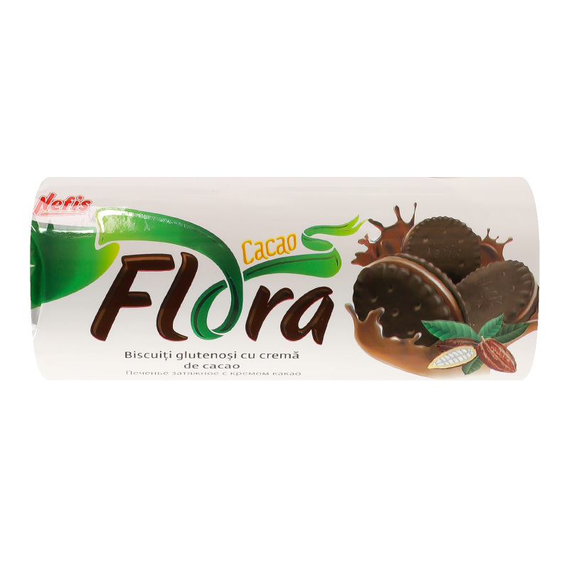 Печиво з кремом какао Flora Nefis м/у 180г Nefis(14840266002577