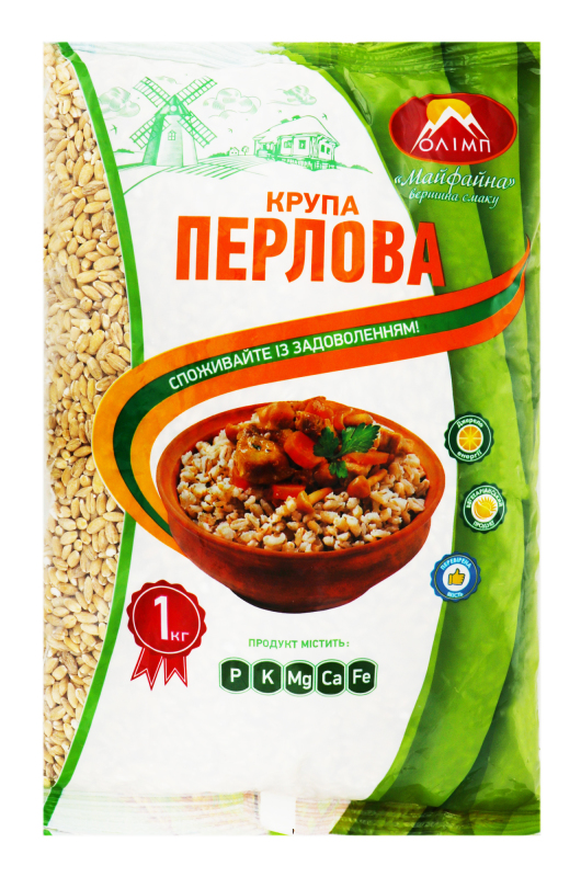 Крупа перловая Олімп м/у 1кг Олімп(4820055940108): купить в интернет ...