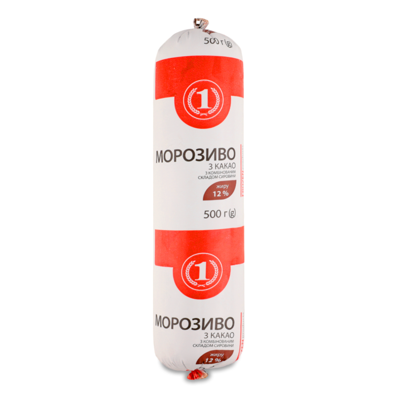 Морозиво з какао 500г ТМ “1”