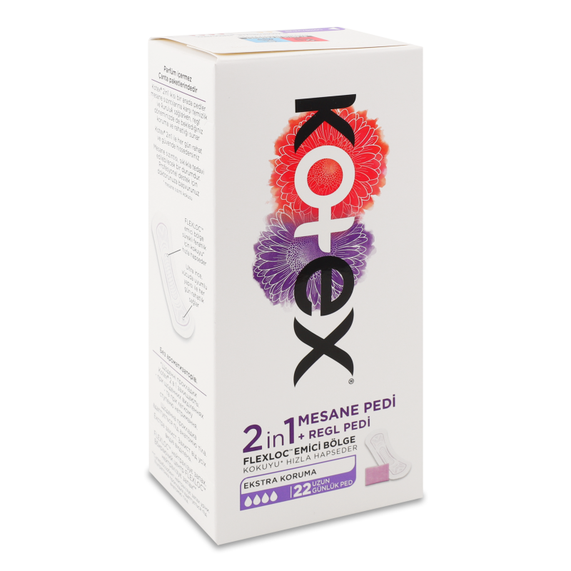 Прокладки щоденні 2в1 22шт Котекс