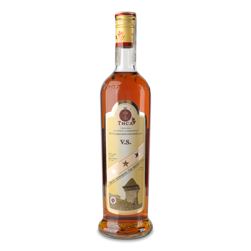 Бренді V.S. *** 40% 0,5л Тиса