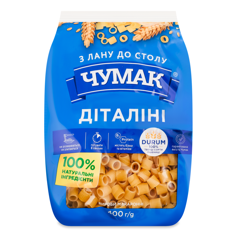 Вироби макаронні Діталіні 400г Чумак