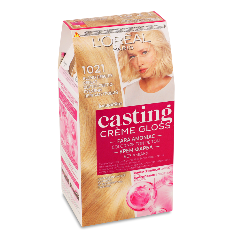 Фарба д/волосся Casting creme gloss 1021 світло-світло русявий перламутровий L’Oreal