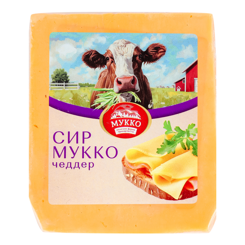 Сир 37% Чеддер Мукко кг