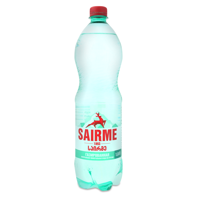 Вода мінеральна газована 1л пет Sairme