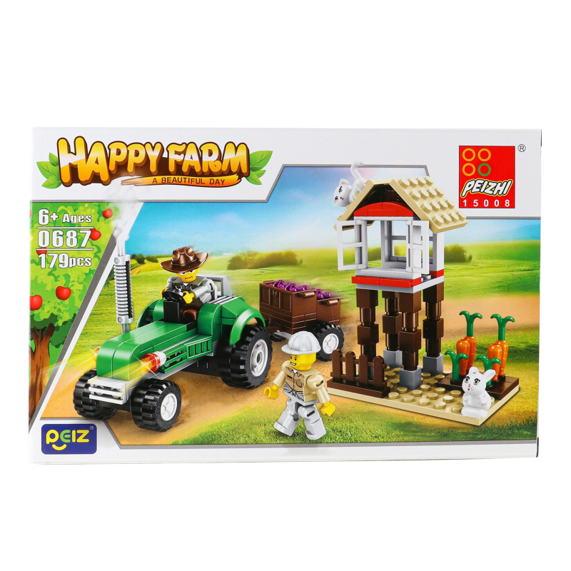 Gakujinhide06サマ専用 Конструктор для детей от 6лет №ZJM220329439 Джунгли Happy farm