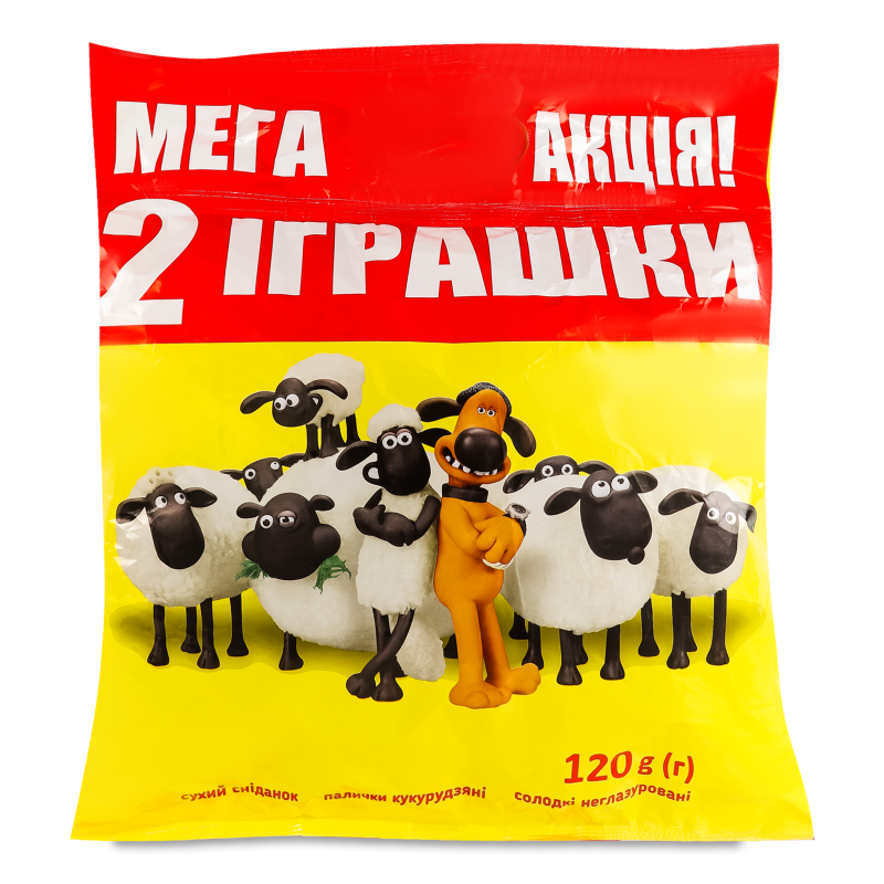 Палички кукурудзяні солодкі з сюрпризом 120г Їж наше