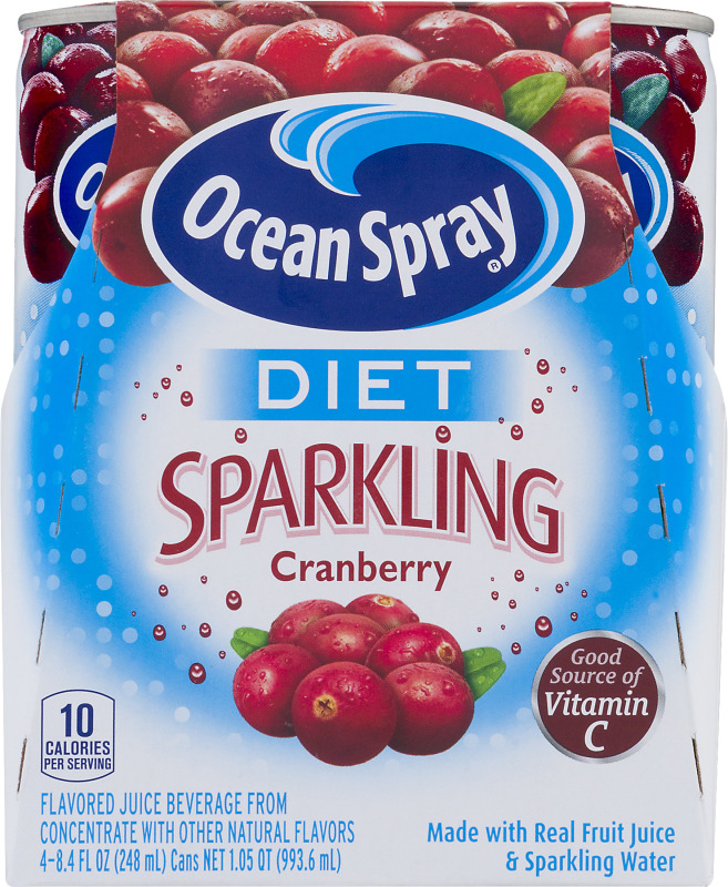 Ocean Spray Diet Sparkling Cranberry 4 PK Ocean Spray(31200003461