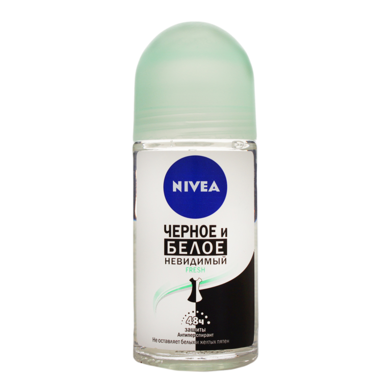 Nivea Deo дезодорант шар невидимая защита для черного и белого Fresh 50мл/Nivea дэо (4005900378460)