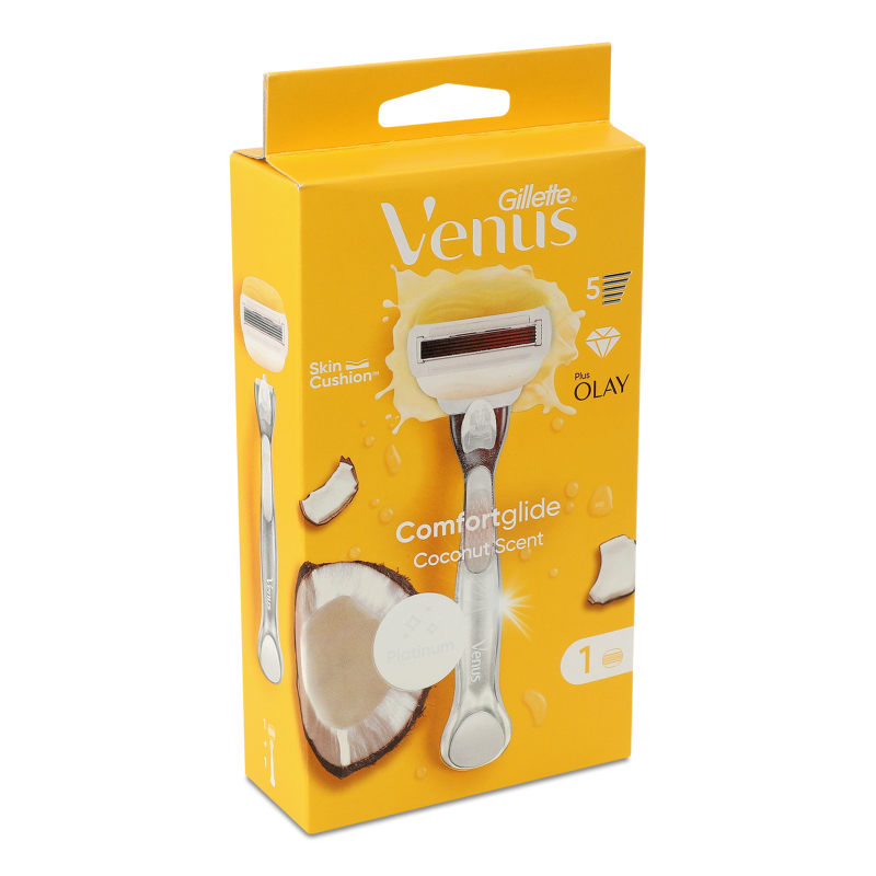 Станок д/гоління Венус енд Олей 5 Комфортглейд кокос+1картридж Джилет