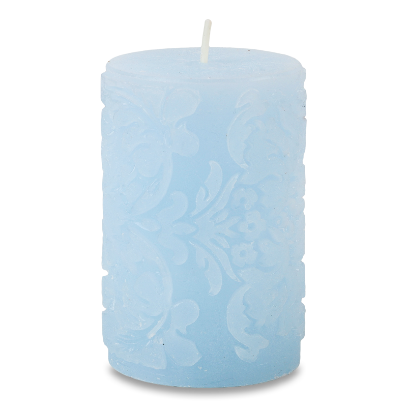 Свічка Барокко небесно-блакитна B*С07*10/1-5.5 Candy Light