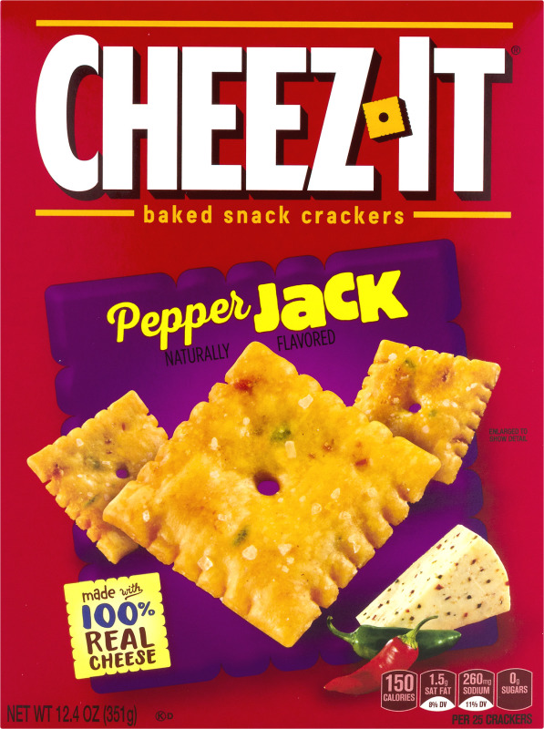 CheezIt Baked Cracker Snack Pepper Jack CheezIt(24100789252