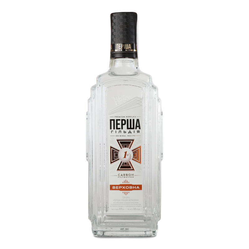 Горілка Верховна 40% 0,5л Перша гільдія