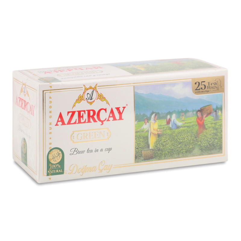 Чай зелений класичний 25*2г Azercay
