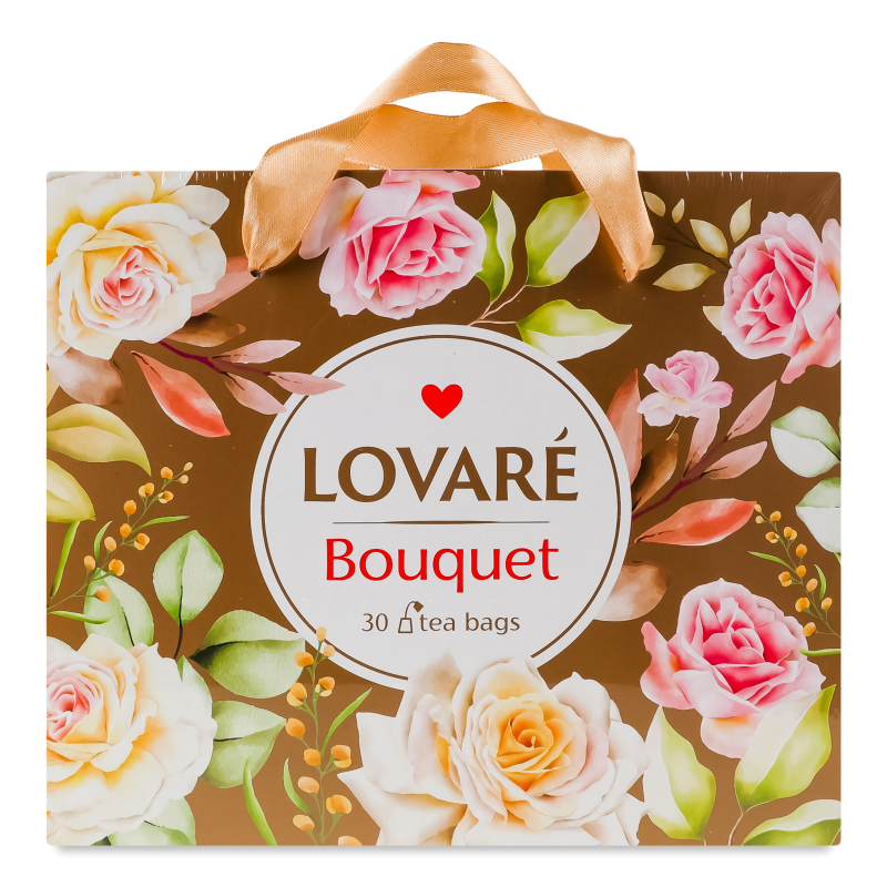 Набір Колекція чаїв Букет 6видів 30пакетів Lovare